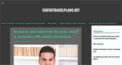 Desktop Screenshot of exotictravelplans.net